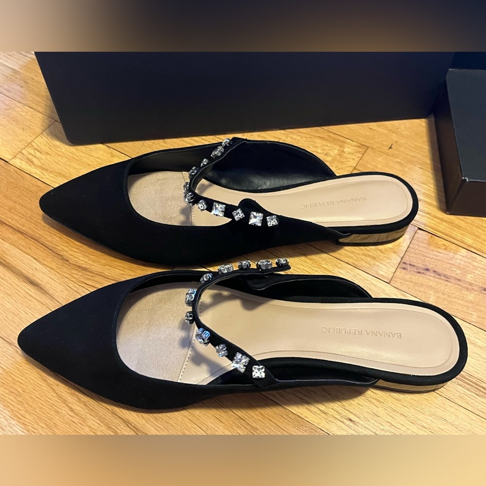 Banana Republic Embellished Strap Mule